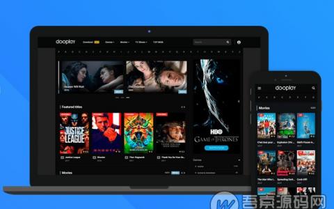 WordPress主题：DooPlay v2.2.3 响应式设计的电影/视频主题 手机自适应浏览(图1)