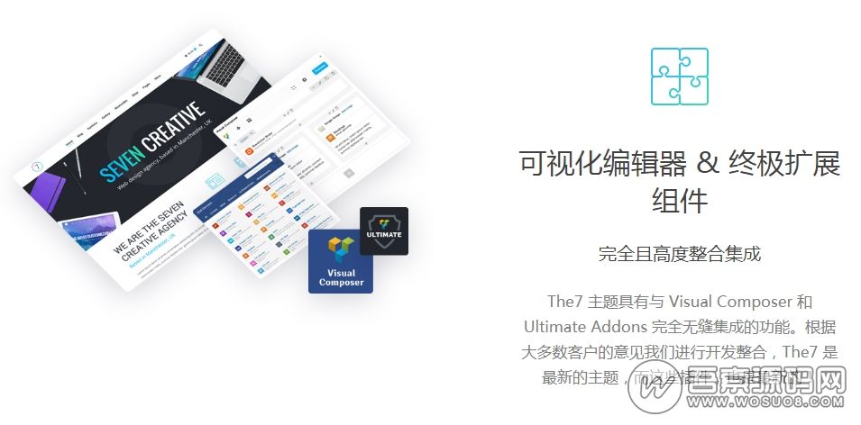 wordpress汉化主题：The7.6汉化版，支持自动更新——正版原封最新主题包+全套最新汉化插件+the7中文视频教程+附赠插件+汉化包+全套demo文件及psd(图1)