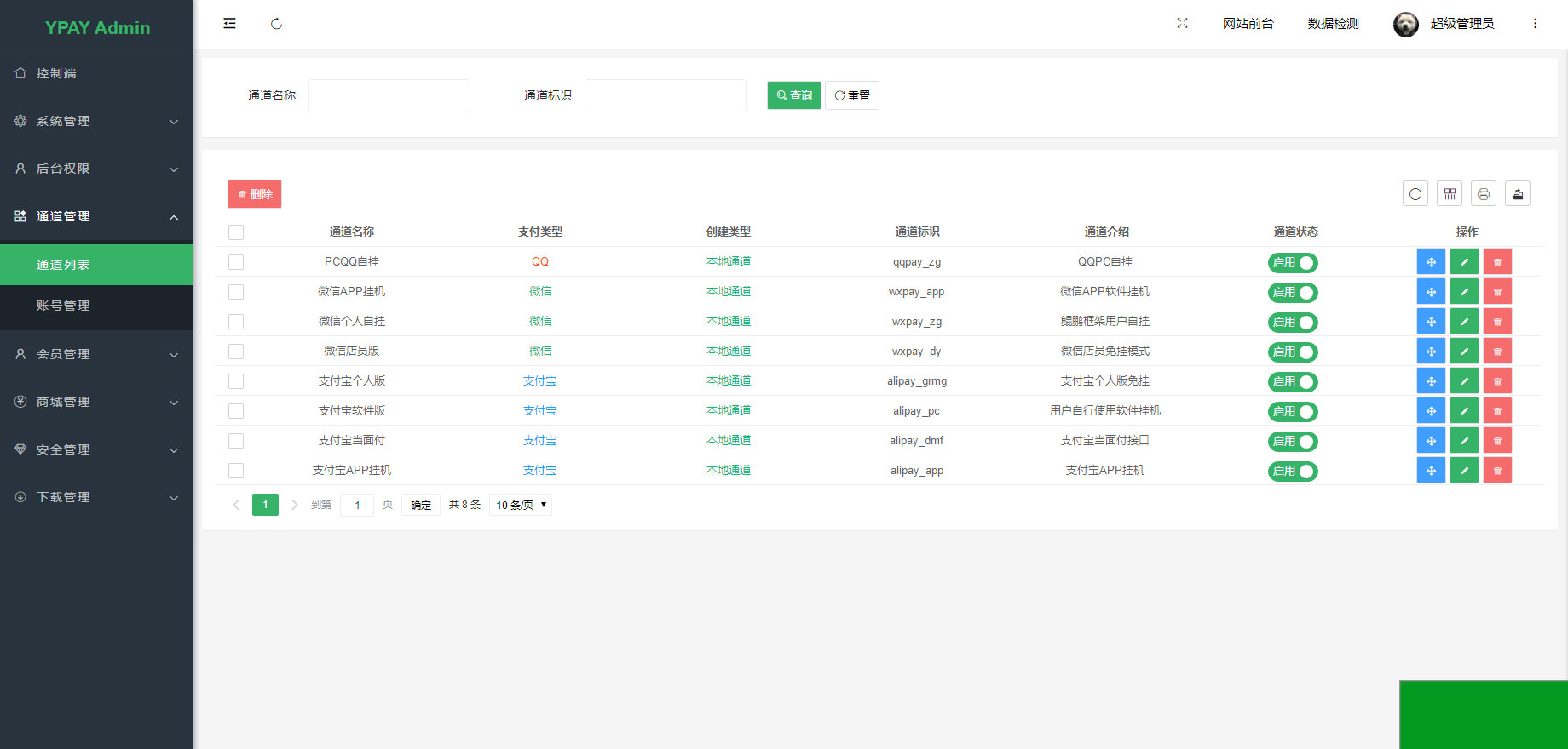最新源支付系统源码 V7版全开源 免授权 附搭建教程(图3)