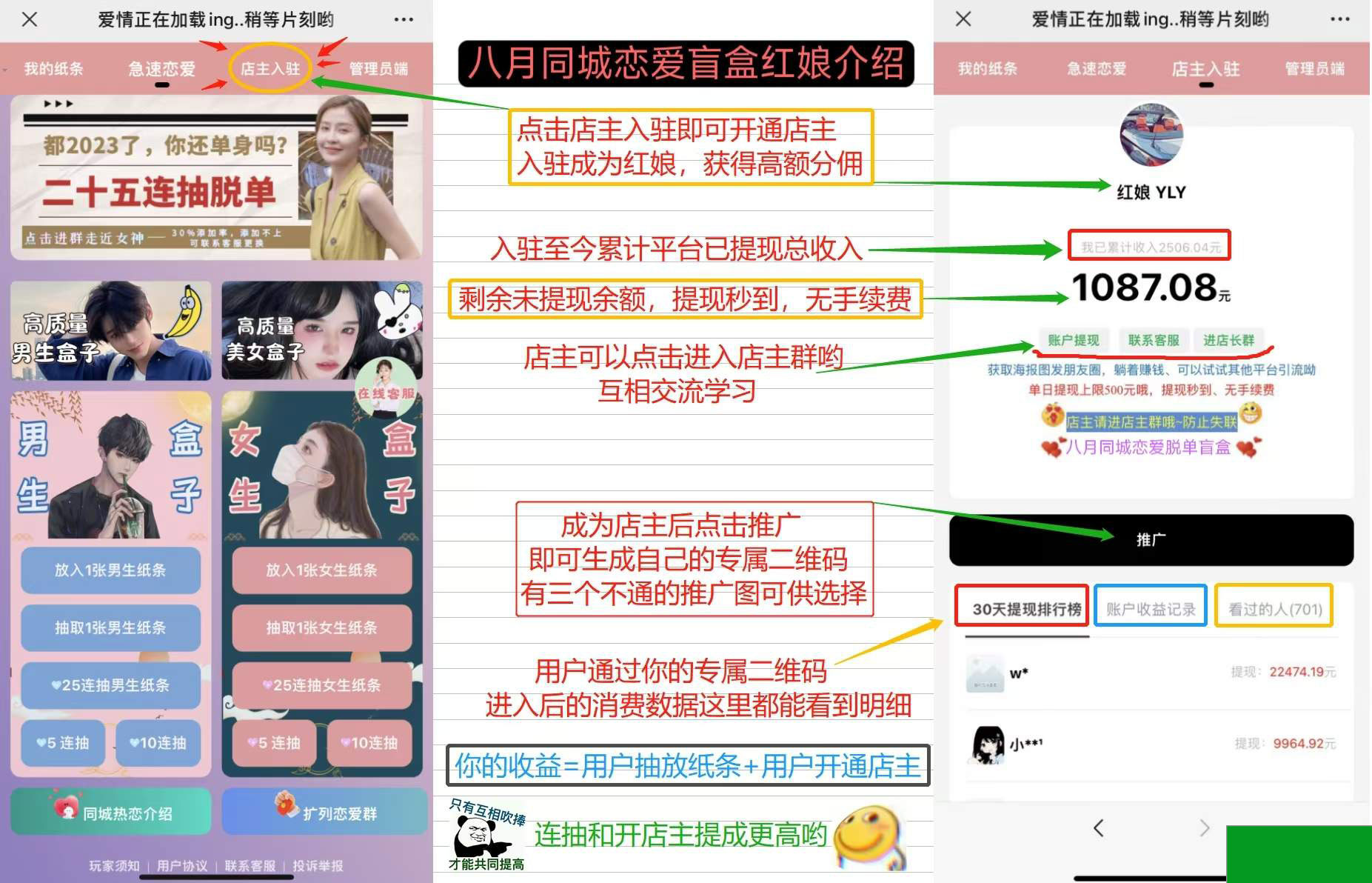 2024全新交友盲盒+付费进群二合一源码 包含全套源码+教程(图1)